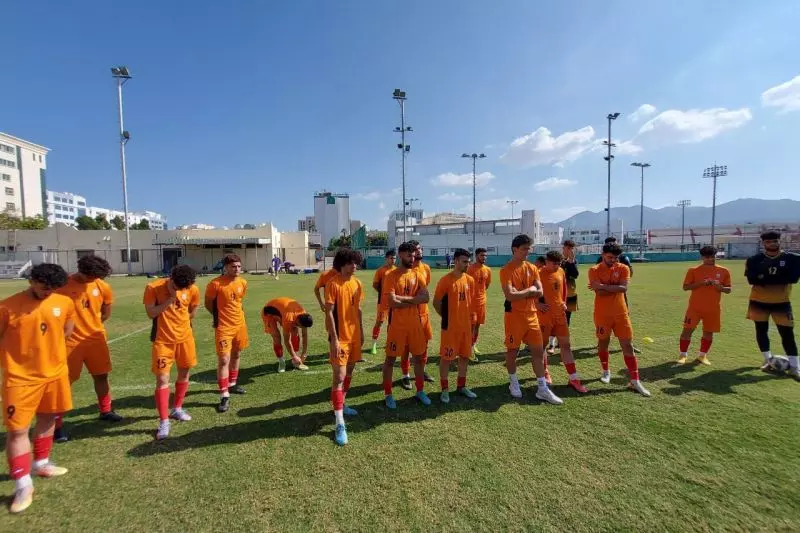 تمرین سنگين تیم ملی جوانان قبل از بازگشت به‌ ایران (تصاویر)