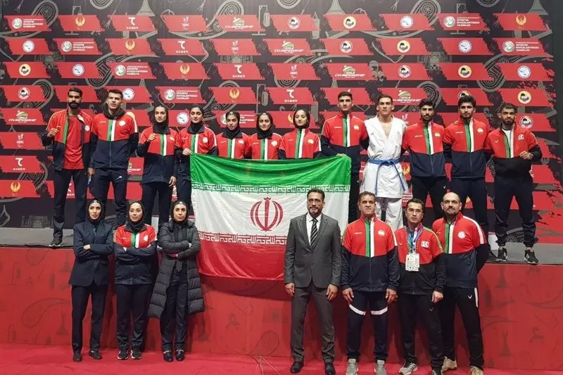 ۵ طلا، ۴ نقره و ۷ برنز نمایندگان ایران در روز دوم کاراته قهرمانی آسیا / مجموع مدال‌های کشورمان به عدد ۲۳ رسید