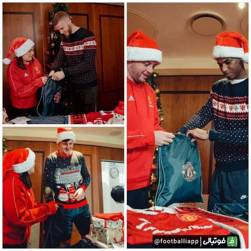 با نزدیک شدن به کریسمس، ستاره های منچستریونایتد به رسم و سنت هر ساله این باشگاه، در آماده سازی هدایا برای بیماران بیمارستان منچستر شرکت کردند.