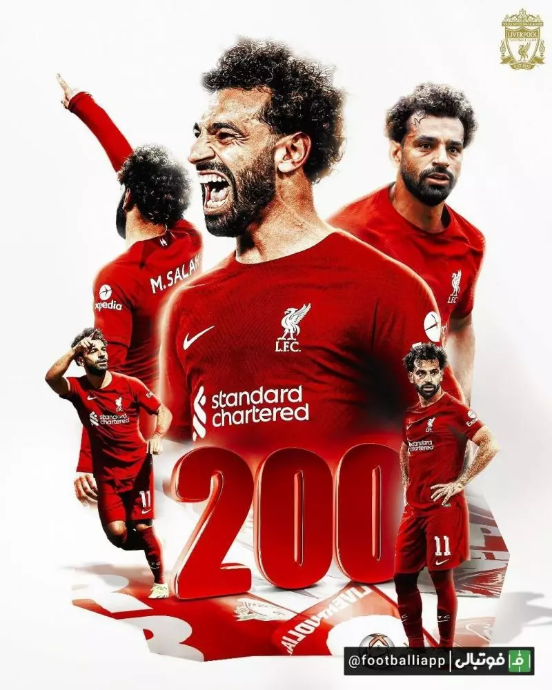 محمد صلاح امروز به رکورد ۲۰۰ بازی در لیگ جزیره رسید