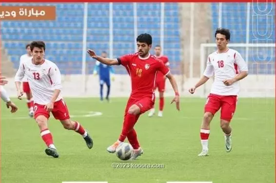 پیروزی دوباره تیم ملی فوتبال جوانان سوریه مقابل تاجیکستان
