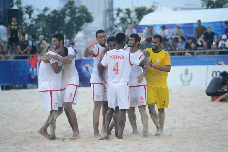 برتری تیم ملی فوتبال ساحلی امارات برابر قرقیزستان