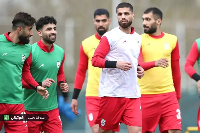 گزارش تصویری اختصاصی/ تمرین تیم ملی ایران سه‌شنبه 1 فروردین