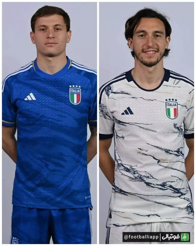 رونمایی آدیداس از پیراهن جدید تیم ملی ایتالیا
