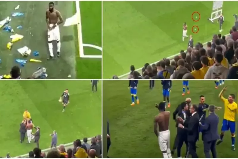عکس؛ درگیری رئال مادرید با بازیکن کادیز پس از توهین هواداران