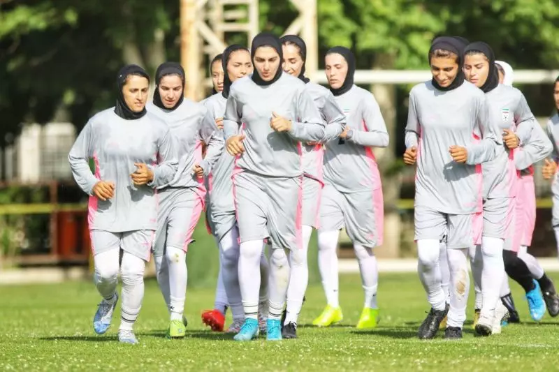 گزارش تصویری/ تمرین تیم ملی فوتبال بانوان، چهارشنبه 3 خرداد