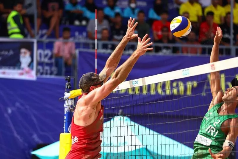 مقام سومی والیبال ساحلی ایران در تور جهانی چین