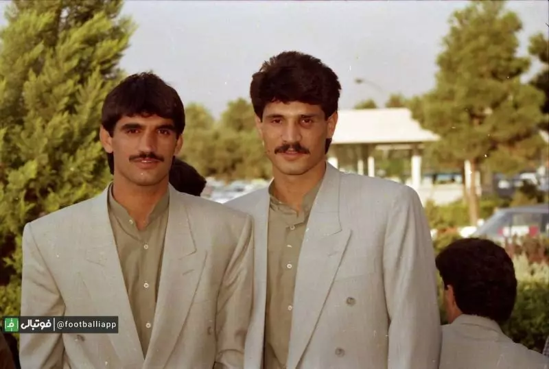 نوستالژی فوتبالی/ علی دایی و بهزادغلامپور در حال اعزام با تیم ملی ایران به بازیهای آسیایی ۱۹۹۴ هیروشیما