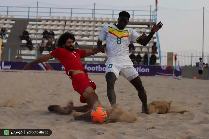 گزارش تصویری/ تیم ملی ایران 4 - تیم ملی سنگال 5 (فوتبال ساحلی)