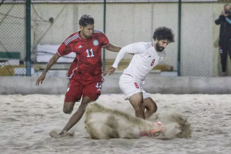 گزارش تصویری/ دیدار تیم های ملی فوتبال ساحلی ایران و کلمبیا