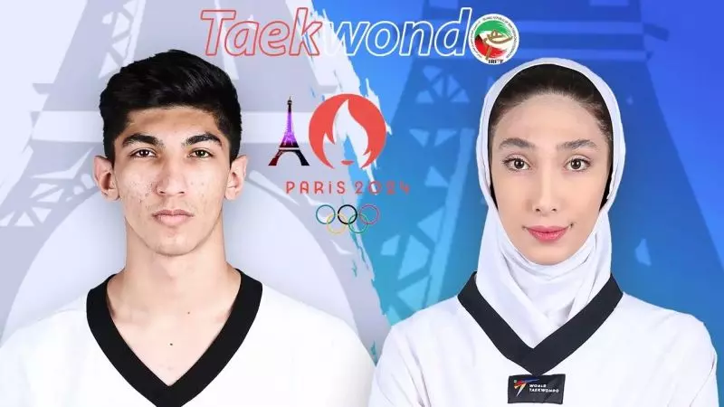 سلیمی و نعمت‌زاده، نمایندگان تکواندوی ایران در مسابقات انتخابی المپیک پاریس