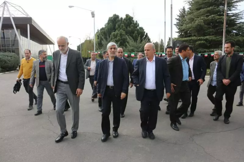 گزارش تصویری/ مراسم افتتاحیه هتل فوتبال با حضور وزیر ورزش و رئیس فدراسیون
