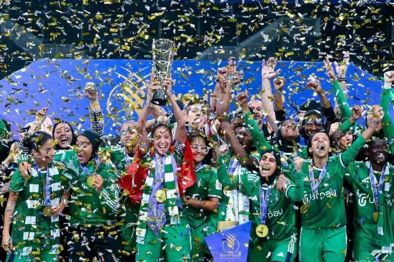 الاهلی قهرمان جام حذفی فوتبال زنان عربستان شد