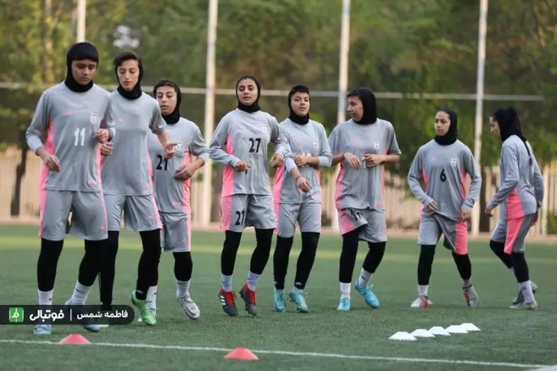 گزارش تصویری اختصاصی/ آخرین اردوی تیم ملی دختران ایران پیش از اعزام به مسابقات جوانان کافا، ۲۹ فروردین ۱۴۰۳
