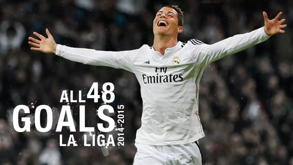 ۴۸ گل کریستیانو رونالدو برای رئال مادرید در لالیگا ۲۰۱۴-۲۰۱۵