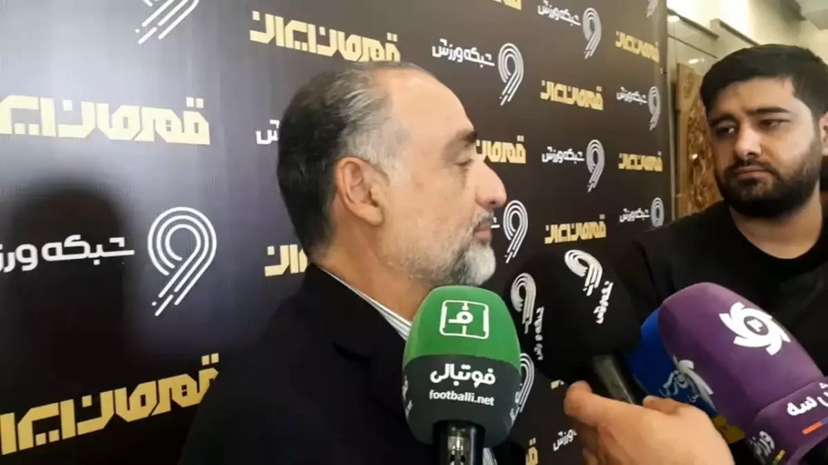 اختصاصی/ صحبتهای حسین عبدی در حاشیه مراسم اختتامیه جشنواره قهرمان ایران